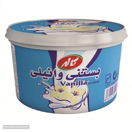 بستنی وانیلی یک لیتری مخصوص صادرات